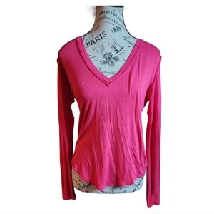 WE THE FREE Free People Tee Pink Oversized X-Small